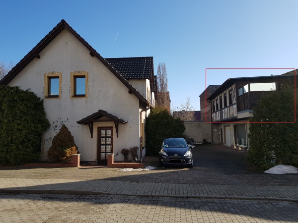 moderne 2-Zimmer-Wohnung mit großem Balkon