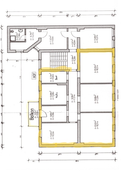 5-Zimmer-Wohnung mit Balkon und EBK