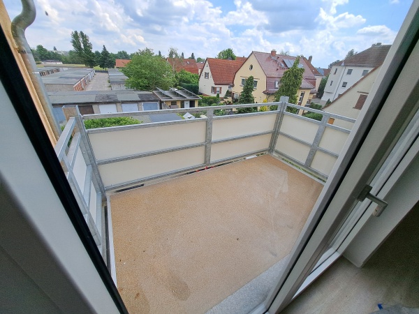 energiesparende 3-Zimmer-Wohnung mit Fußbodenheizung, Balkon u. Stellplatz