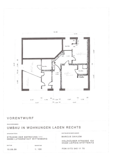 2-Zimmer-Wohnung im EG mit 2 Bädern